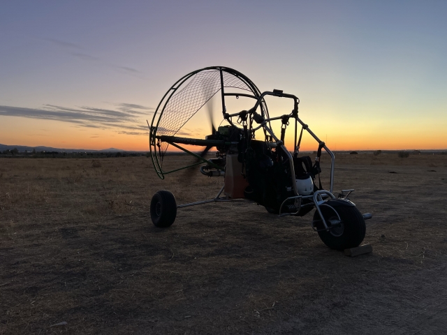 Paratrike listo para volar