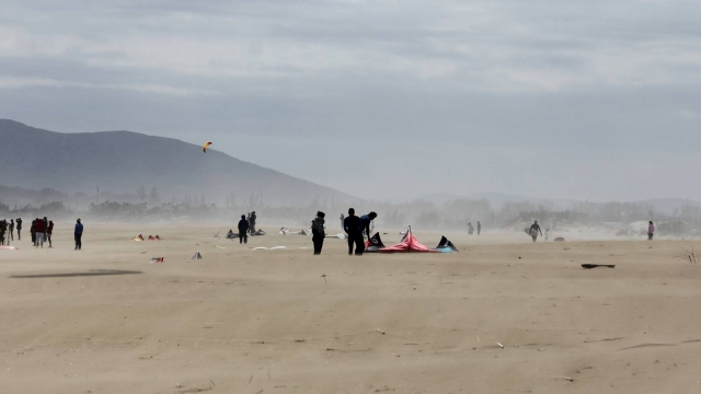 Preparandolo en la arena
