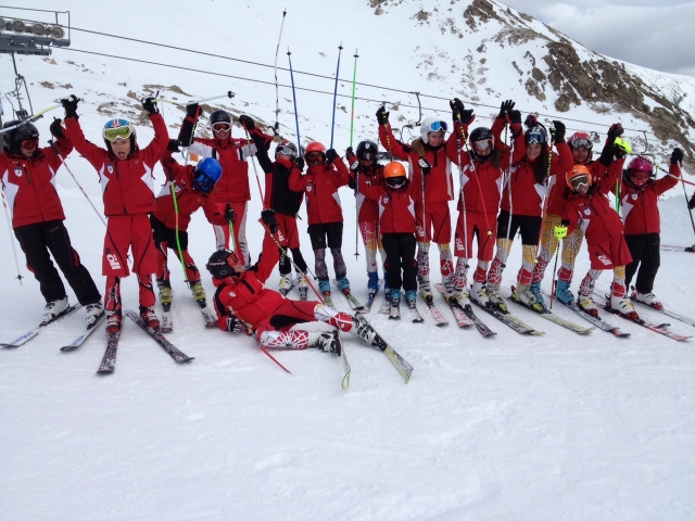equipo competición alpino