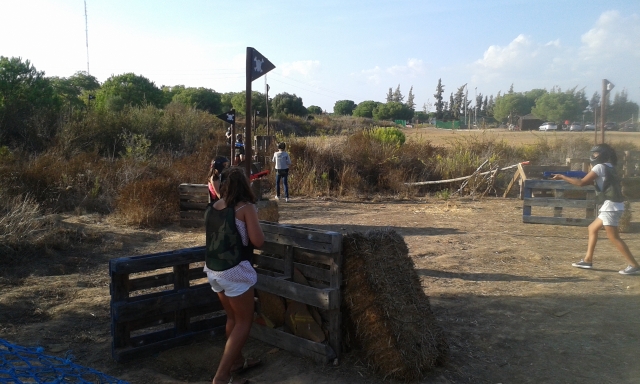  During the battle 
