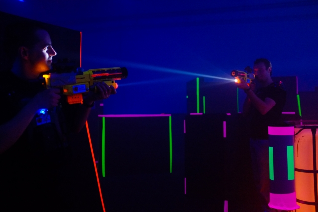 Partida de Laser Tag