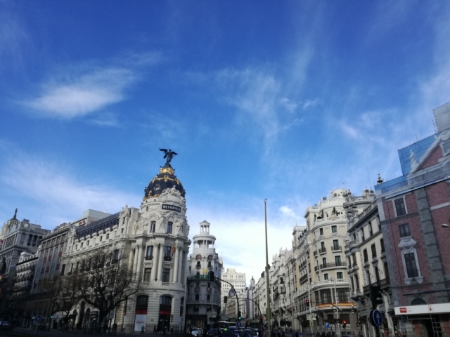Gran Via en Madrid