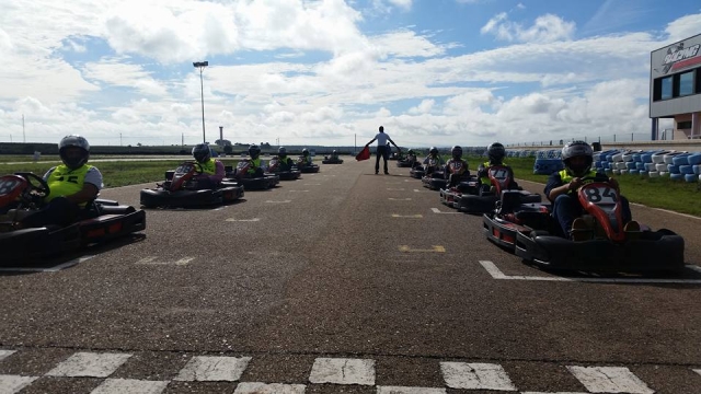 En la parrilla de salida