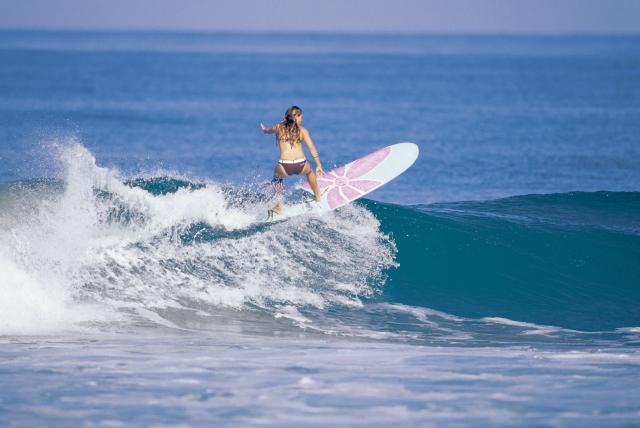 Cogiendo las primeras olas