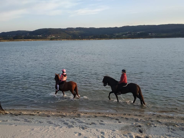 Disfrutando a caballo