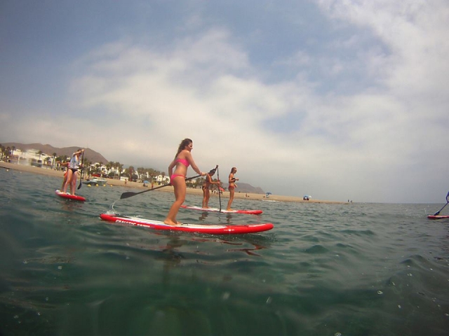 avanzando con el paddle