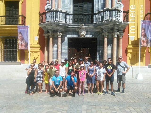 foto del grupo de visita