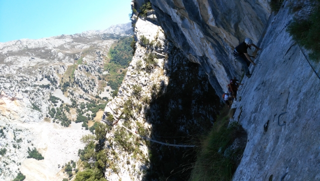  铁索攀岩la Hermida 