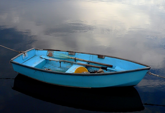 bote azul