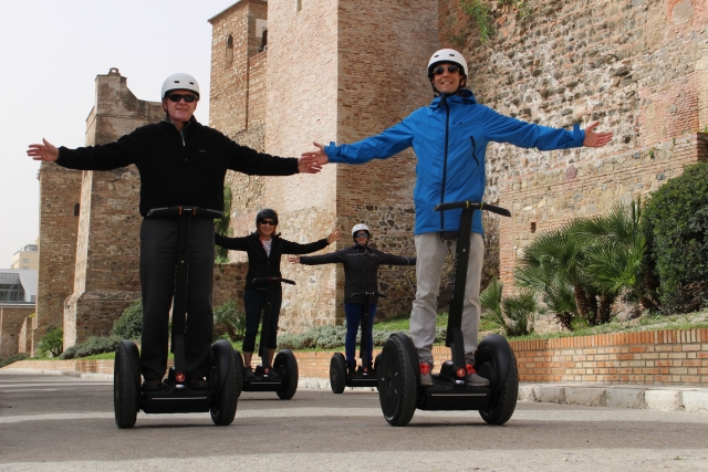  En équilibre sur un segway 