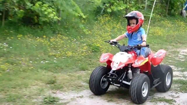  child on quad