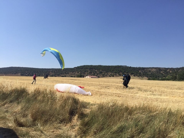en el campo