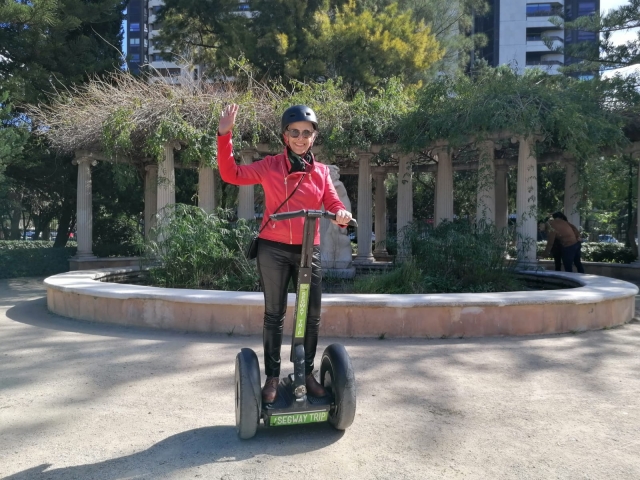  Route through Valencia on segway