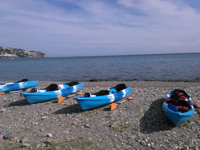  Kayak blu a La Herradura 