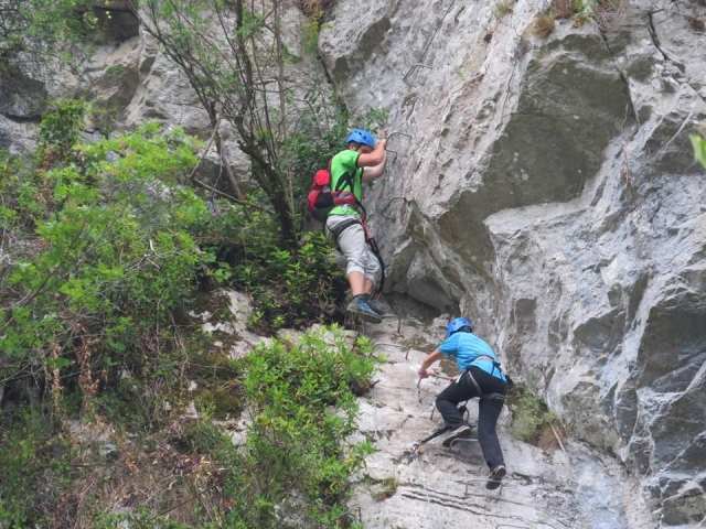  ferrata em grupo 