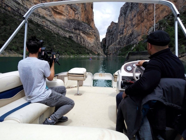  Recording from inside the boat