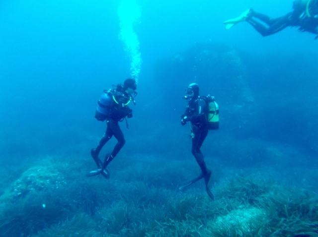 Buceando en Menorca