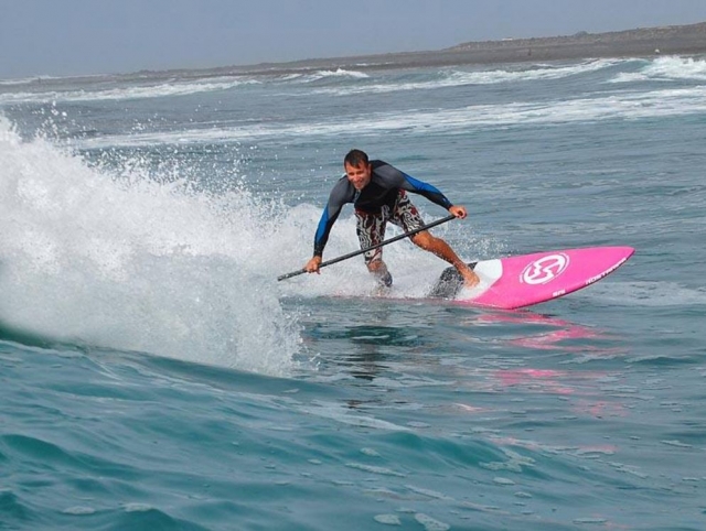 Paddle surf en olas
