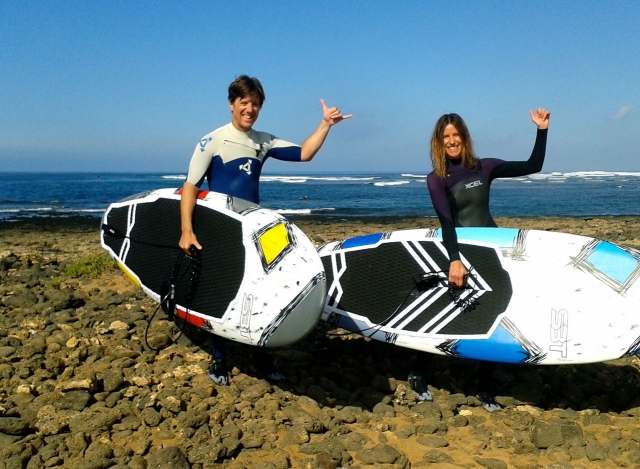 Sosteniendo las tablas de sup