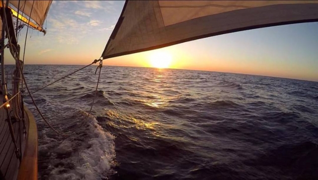 Atardeceres en el mar