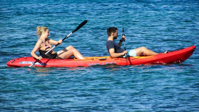 Diversion en los kayaks