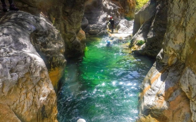 Canyoning nella Sierra Nieves 