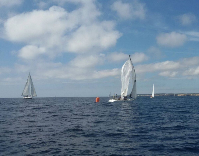 Prueba de vela deportiva