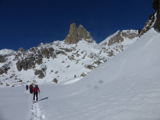  Spianata innevata con le ciaspole 