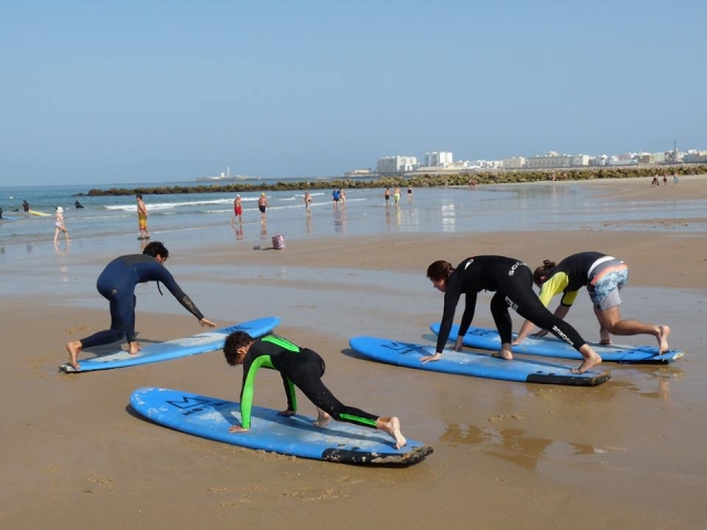 Aprendiendo surf