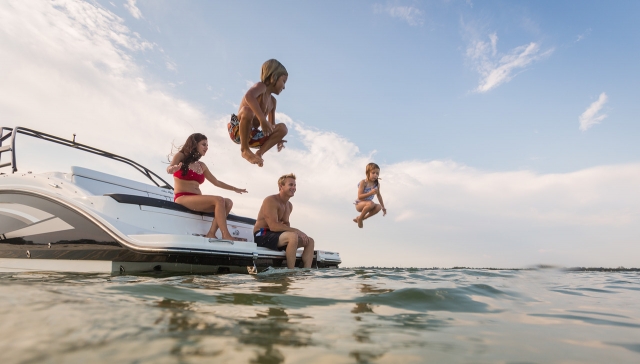 Diversion para todos en el mar