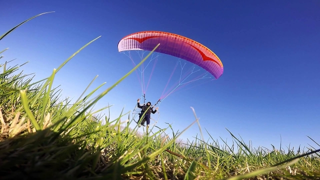 Despegando con el parapente