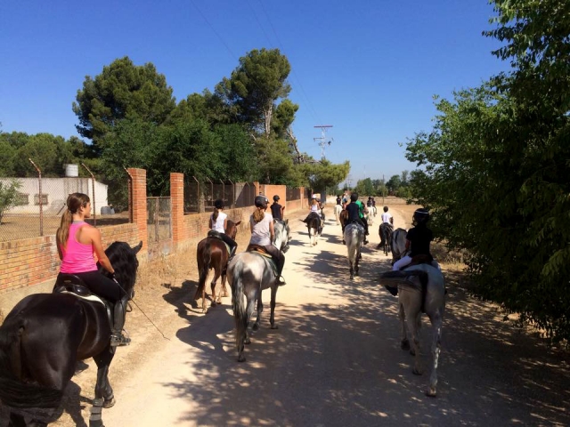Excursion en el campamento