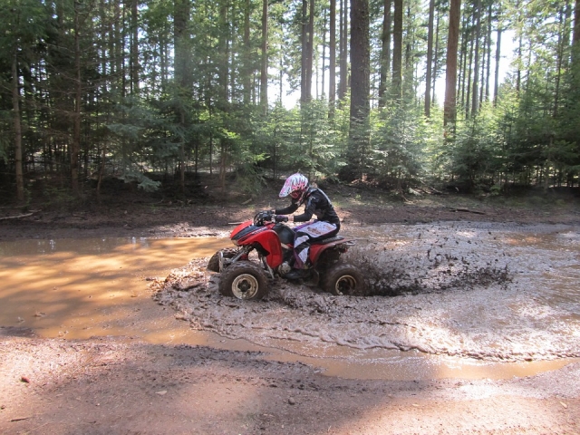  Quad in the mud