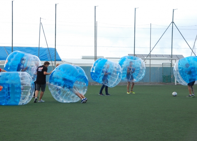  Preparado para o Bubble Soccer
