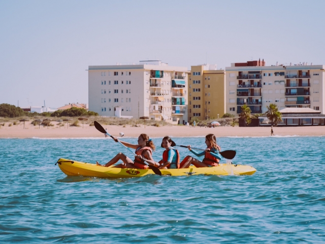 Navegando en kayak