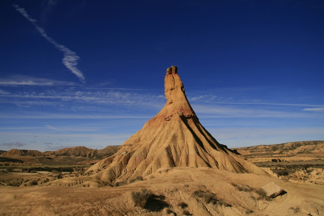 Formaciones rocosas en el desierto de Bardenas