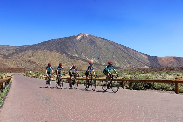 Con El Teide de fondo