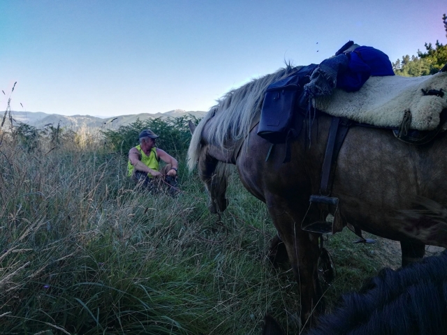  Descansando después de una jornada a caballo 