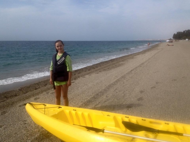 Primeras clases de kayak