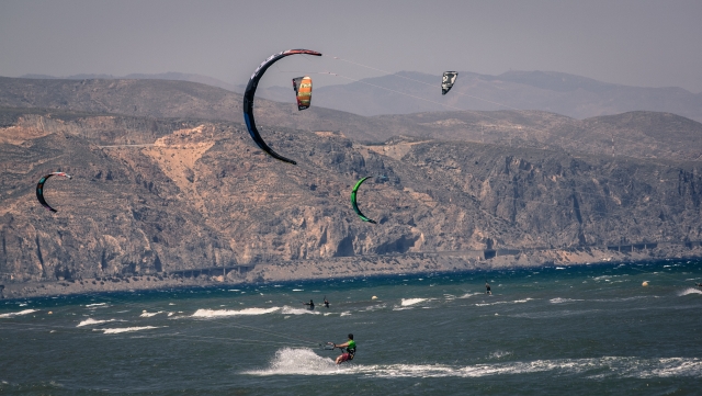 Horizonte de kitesurf