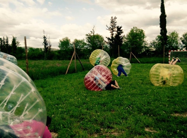  Bubble Soccer Match in Jaca 