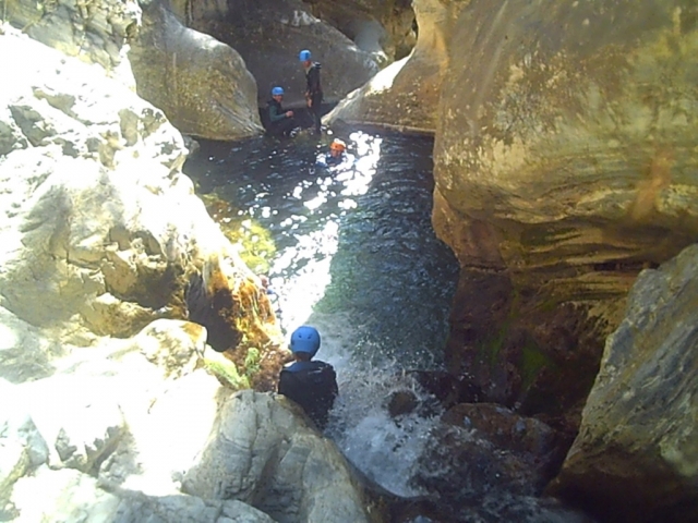 In acqua a Zarzalones 