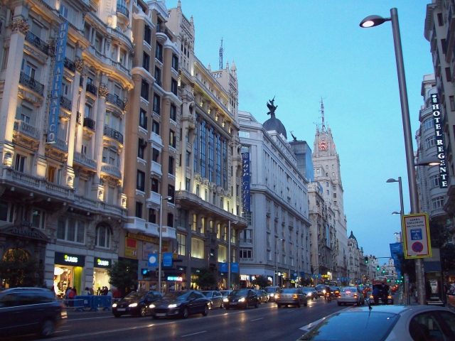  Gran Via at dusk 