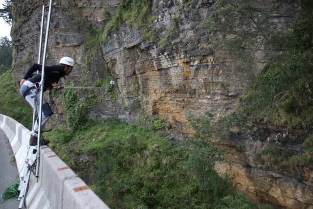 Crouching for the jump 