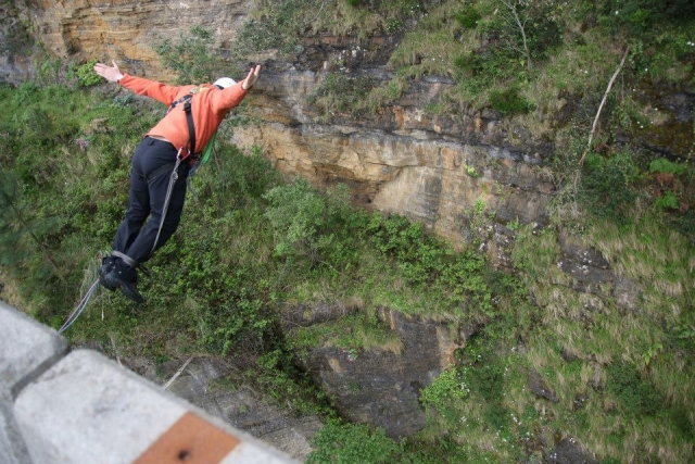  Jumping with your arms crossed backwards 