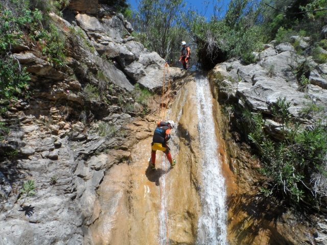 Rapelando hasta el agua
