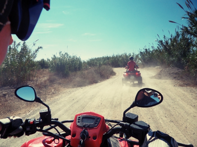 En ruta con los quads
