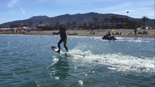  Hoverboard off the coast 