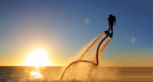  Flyboard with the sun at your feet 