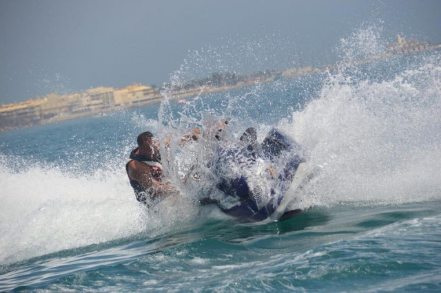  Man on a jet ski 
